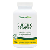 Front view of NaturesPlus Super C Complex two-pack bottle