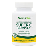NaturesPlus Super C Complex bottle with 60 tablets