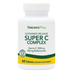 NaturesPlus Super C Complex bottle with 60 tablets