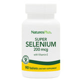 Bottle front view of NaturesPlus Super Selenium Complex