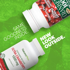 Close up of cranberry concentrate tablets