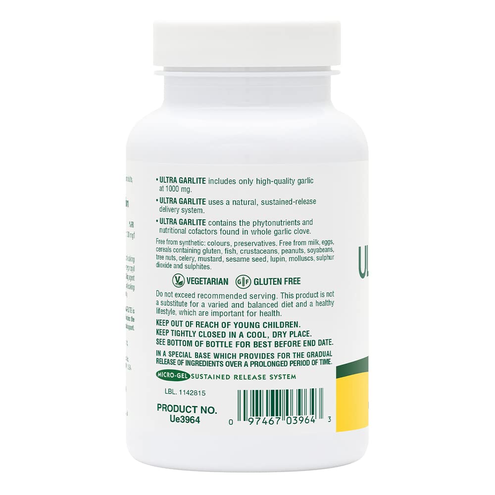 Sustained-release garlic tablets concept