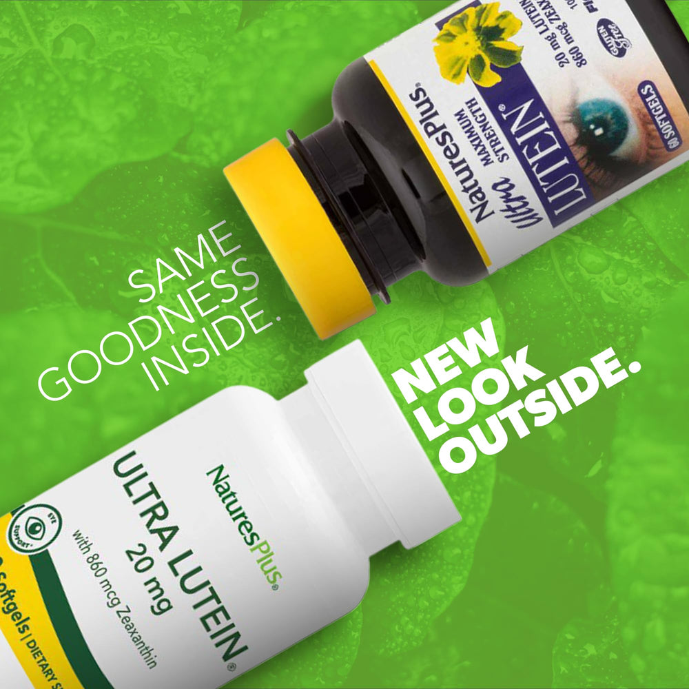Lutein and zeaxanthin ocular support close-up
