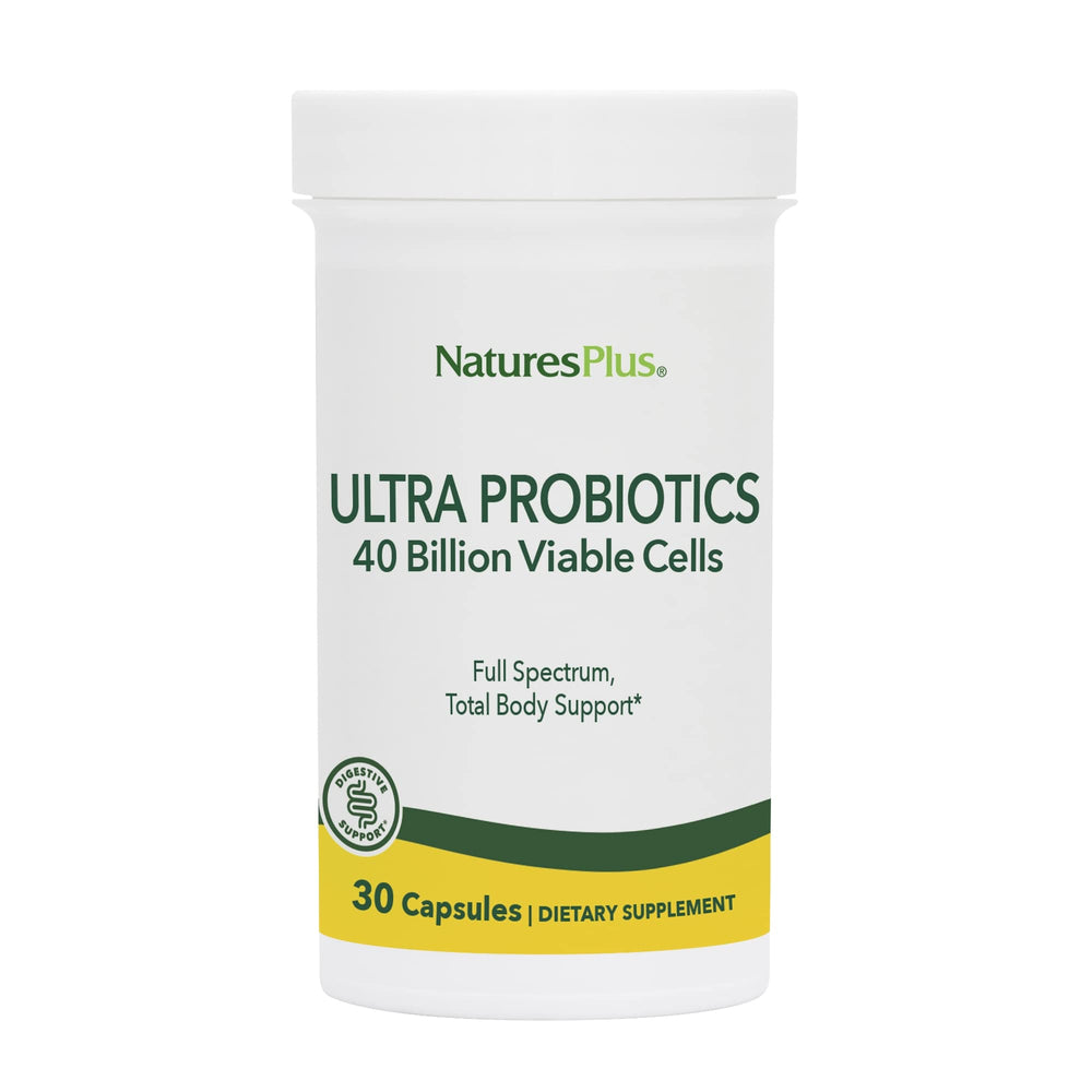 NaturesPlus Ultra Probiotics bottle - front label
