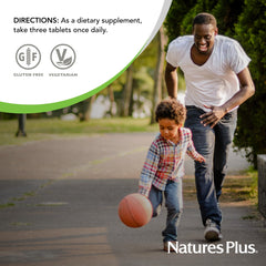 New packaging design for Ultra Source of Life No-Iron Multivitamin bottle