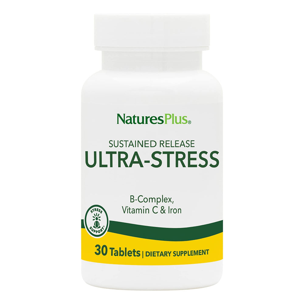 NaturesPlus Ultra-Stress with Iron bottle and label