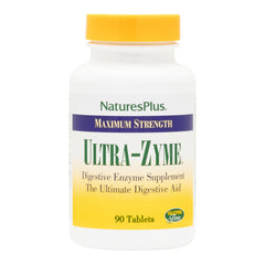 Front view of NaturesPlus Ultra-Zyme 90 tablets bottle