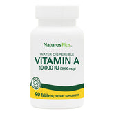 Front view of NaturesPlus Vitamin A Palmitate 90 vegetarian tablets bottle