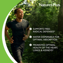 Packaging and bottle of NaturesPlus Vitamin A Palmitate