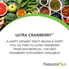 NaturesPlus Ultra Cranberry bottle with label