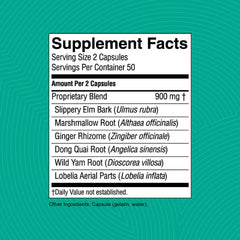Slippery elm bark ingredient
