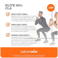 Close-up of NatureWise CLA 1300 softgels