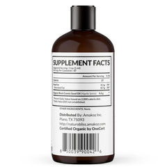 USDA Organic seal on NaturoBliss bottle