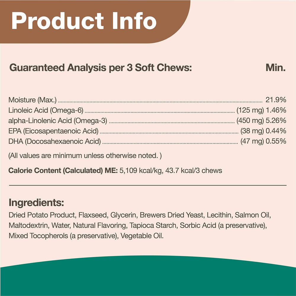 USA-made NaturVet Omega-Gold Plus Salmon Oil - veterinarian formulated