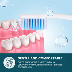 Individually wrapped travel toothbrushes for hygiene on the go