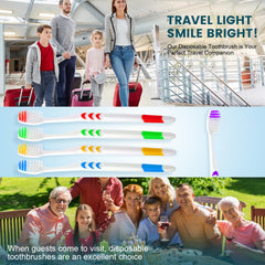 Bulk toothbrush pack suitable for hotels, clinics, and donations