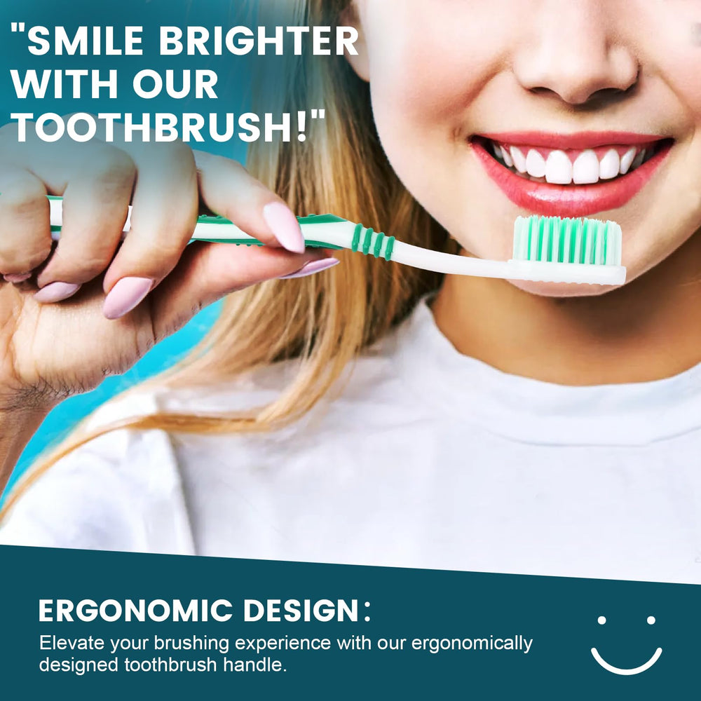 Perfect for hotels, travel, and donations – Navona toothbrush set
