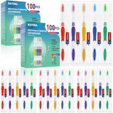 Navona 200-piece disposable toothbrushes in assorted colors