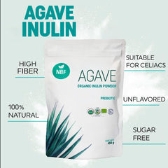 Vegan and keto friendly agave inulin powder