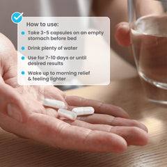 Travel-ready MagO7 bottle with capsules