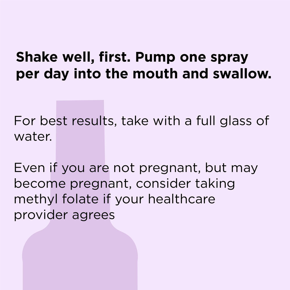 Applying nbpure Methylfolate spray