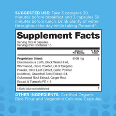 nbpure ParaEnd diatomaceous earth component supports gentle cleansing