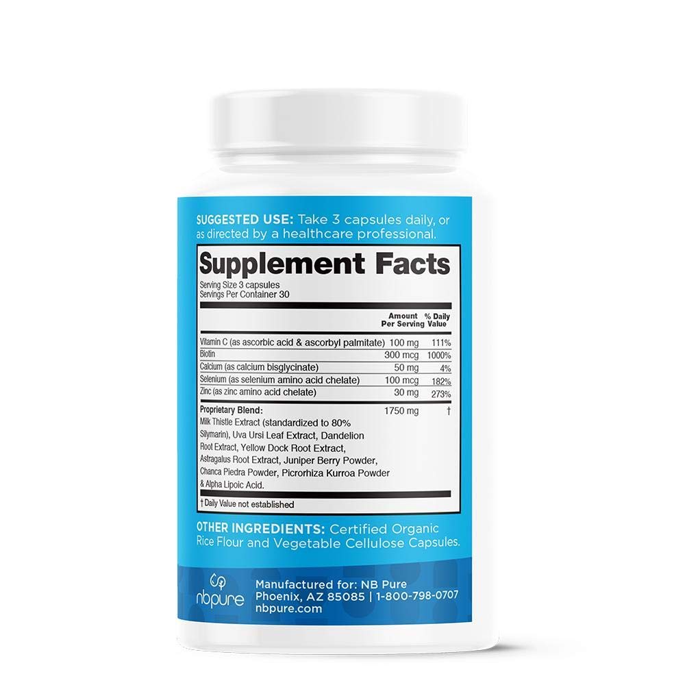 Three capsules serving size for Liver Fend