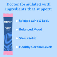 Graphic highlight of key ingredients: Magnesium Glycinate, L-Theanine, Ashwagandha, Vitamin D