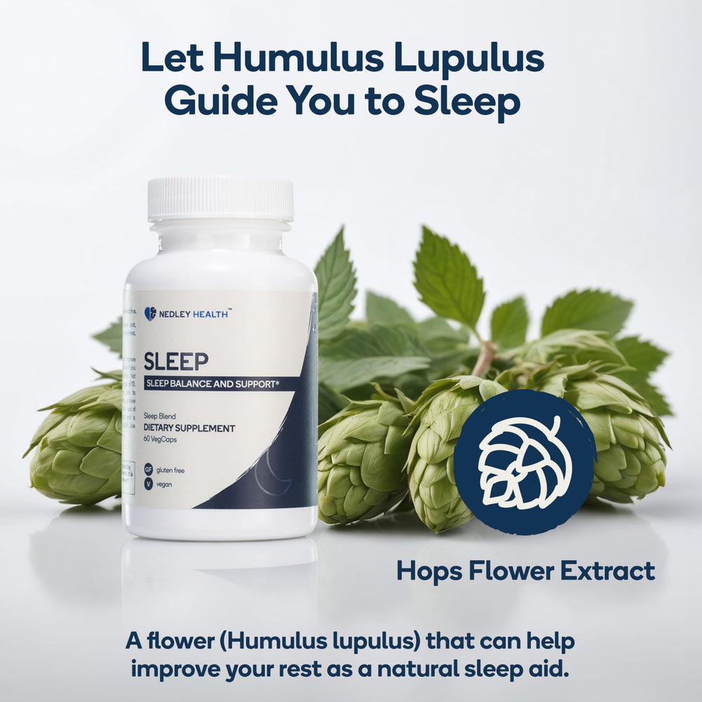 Close-up of melatonin and L-theanine capsules