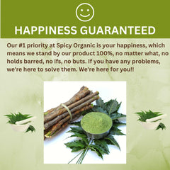 Hero shot of Spicy Organic Neem Powder in a bowl