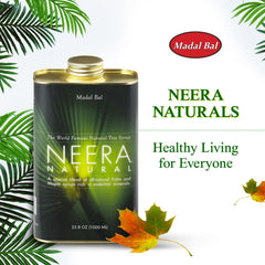 Green can Madal Bal Syrup bottle