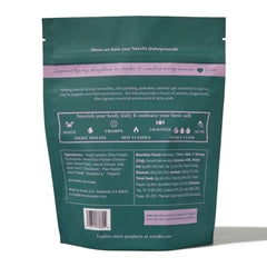 Clean ingredient list on Neeshi protein powder label