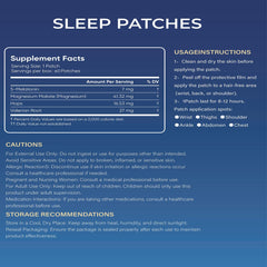 Infographic showing the benefits of NEIOM Sleep Patches