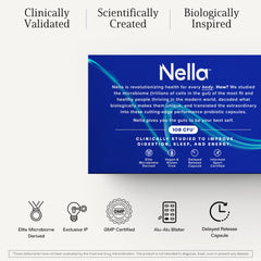 Nella product packaging box and front label