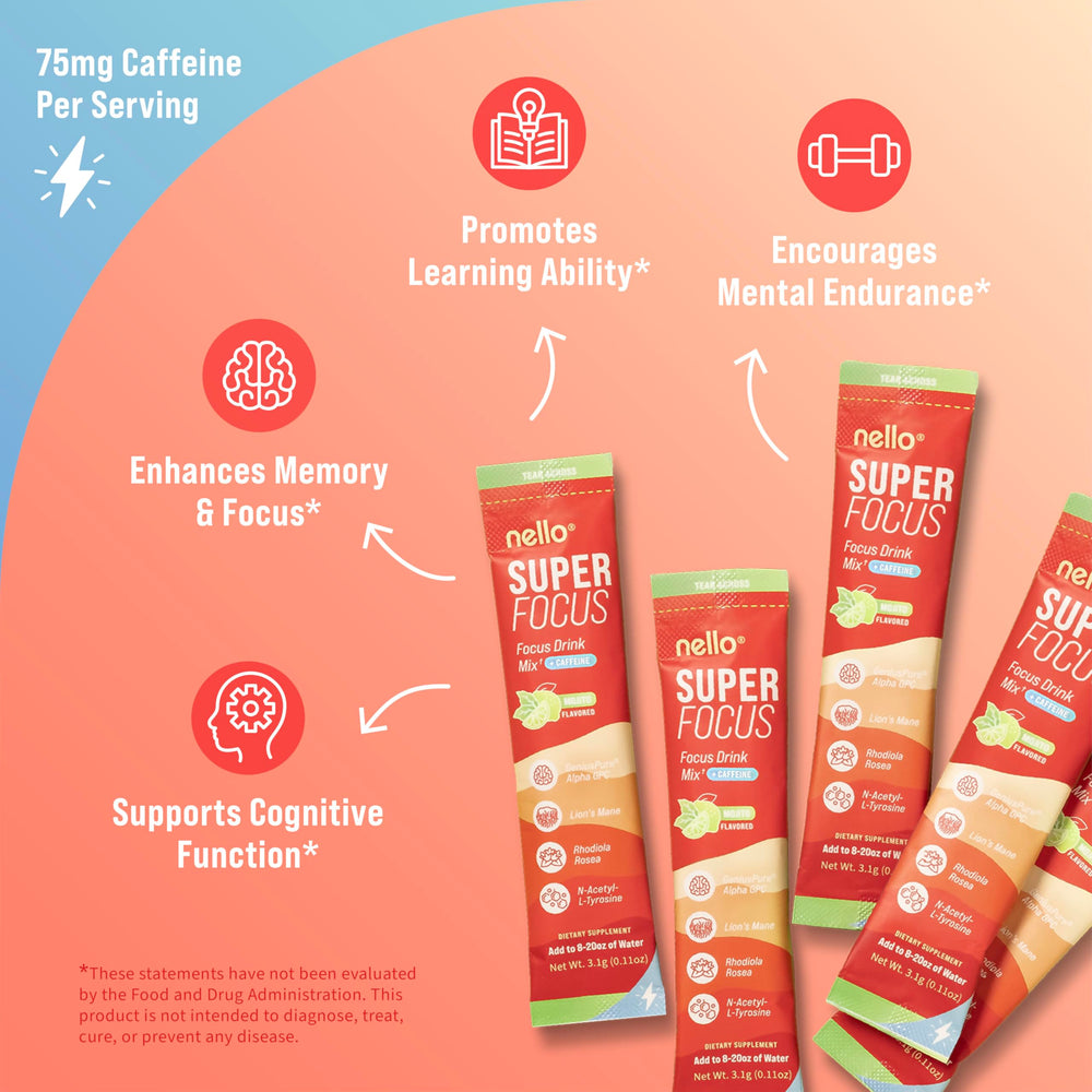 Single Nello SuperFocus Mojito on-the-go packet