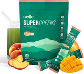 Front view of Nello Supergreens Travel Pack