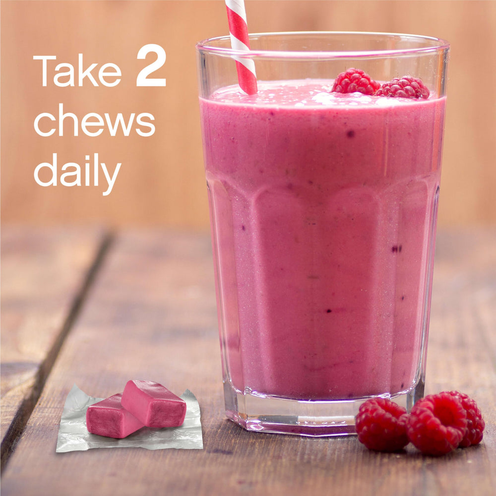 Nutrition facts panel for NeoCell Collagen Beauty Soft Chews