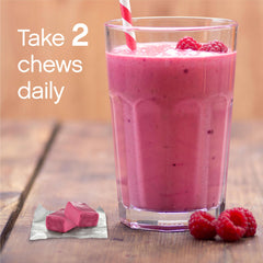 Nutrition facts panel for NeoCell Collagen Beauty Soft Chews