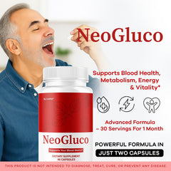 NeoGluco Advanced Formula label on bottle