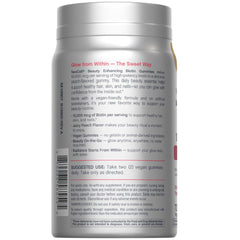 Biotin 10000mcg Gummies ingredients panel