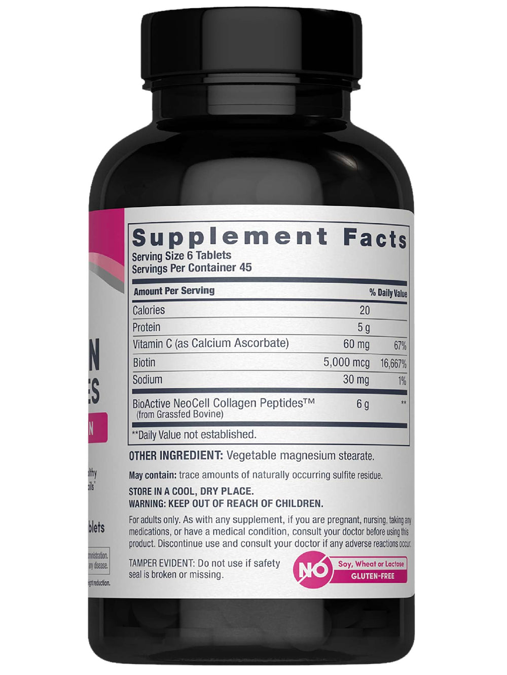 Illustration of hydrolyzed collagen types 1 and 3