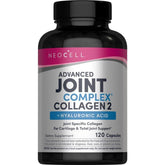 NeoCell Joint Complex bottle label with collagen type 2 and hyaluronic acid