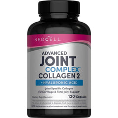 NeoCell Joint Complex bottle label with collagen type 2 and hyaluronic acid