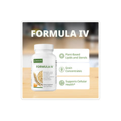 NeoLife Formula IV Softgel bottle on white background