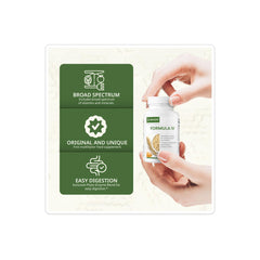 Close-up of NeoLife Formula IV Softgel label