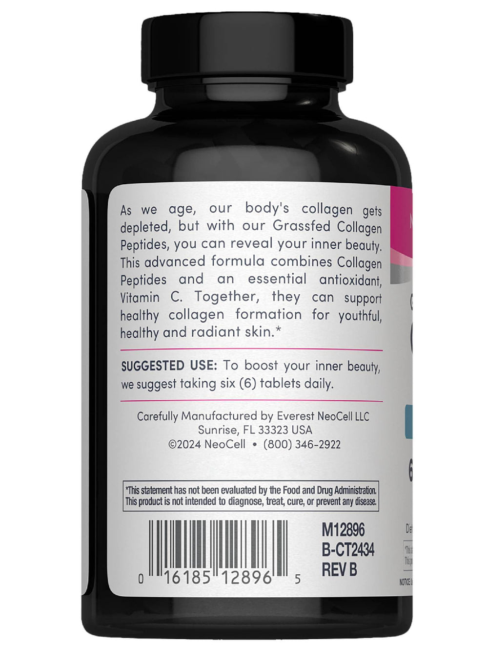 Collagen peptides supporting skin, hair, and nails health