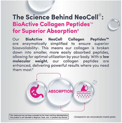 Back of NeoCell Super Collagen + C bottle with nutrition facts