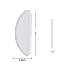 Pack of 30 eyeglass nose pads for replacement