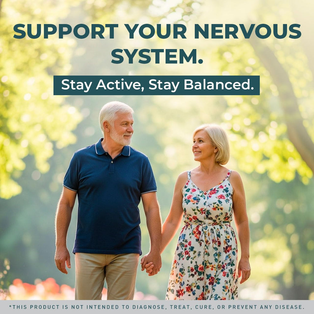 Nerve Calm bottle showing capsules