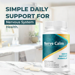 Nerve Calm bottle on a white background